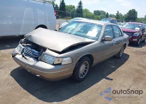 2002 Ford Crown Victoria Lx from USA, damaged, VIN 2FAFP74W62X100417